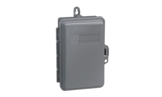 QO24L60NRNM Load center, QO, 1 phase, 2 spaces, 4 circuits, 60A fixed main lugs, NEMA3R, gnd bar, nonmetalic