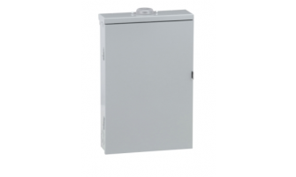 QO320L125GRB Load center, QO, 3 phase, 20 spaces, 20 circuits, 125A fixed main lugs, NEMA3R, gnd bar