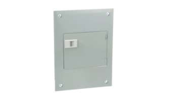 QO816L100DF Load center, QO, 1 phase, 8 spaces, 16 circuits, 100A fixed main lugs, NEMA1, door flush cover