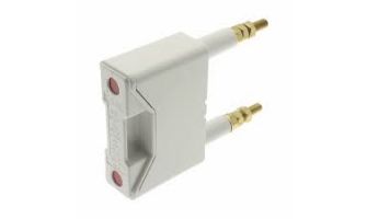 20A BACK STUD CONNECTED WHITE