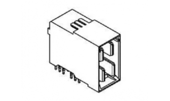 46081-2010 Power to the Board MultiPath 4 Blade RA Pwr Plug
