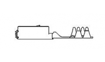 1418887-1 Automotive Connectors MQS CONTACT NEW FFC