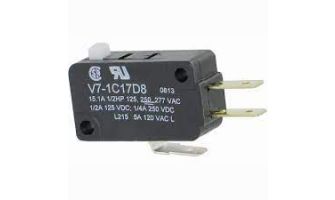 V7-1C17D8 Action Switches 15.10 A @ 250 VAC Pin Plunger