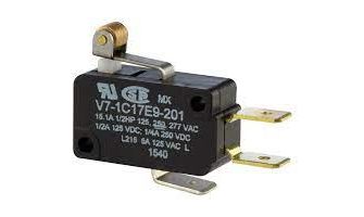 V7-1C17E9-201 Action Switches 15 A @ 277 VAC Roller Lever Actutor