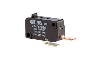 V7-1Y29E9 Action Switches SW Snap Act SPNO 20A 277VAC Plung Qk Con
